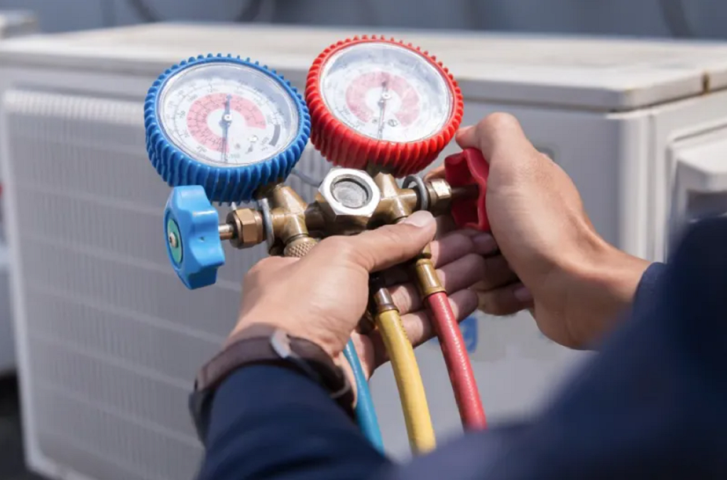 How do you check a heating and cooling system