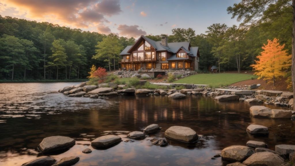 Lakeside Home Offices Create an Inspiring Remote Work Environment