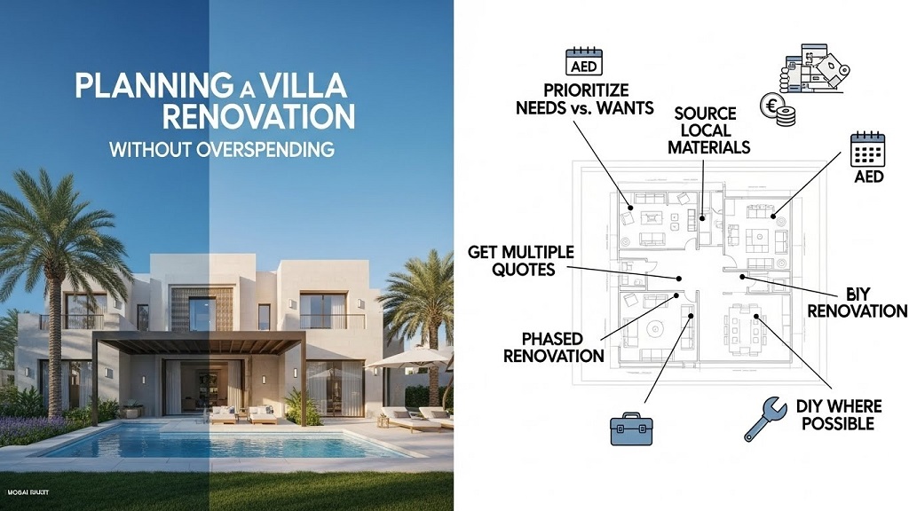 Villa renovation planning checklist in Dubai