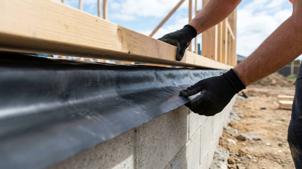 Burlington VT home construction with protected timber framing
