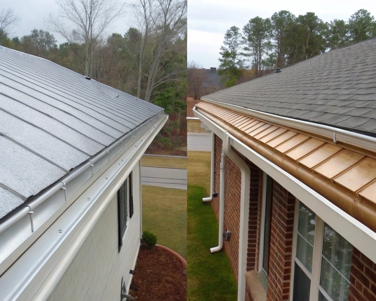 Choose aluminum or copper for your Cullman, AL gutter install? Compare durability, aesthetics, and cost to find the perfect fit for a beautiful home.